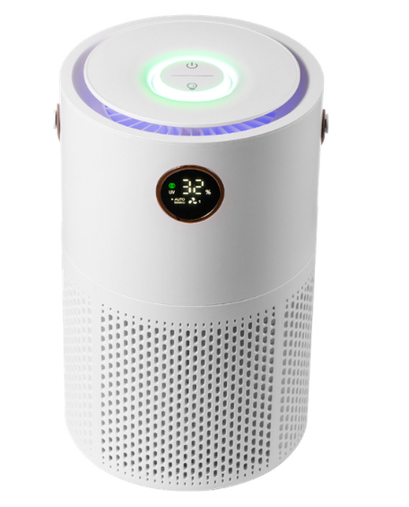 Negative ion smart home air purifier - remove formaldehyde and remove second-hand smoke, UV germicidal lamp, portable desktop disinfection machine - IoT device