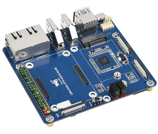 Raspberry Pi CM4 Dual Gigabit Ethernet Port 5G or 4G Expansion Board Computing Module Core Board USB3.0 IoT Motherboard