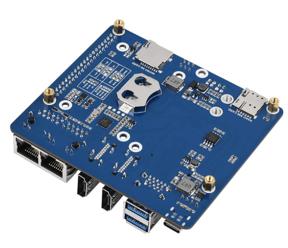 Raspberry Pi CM4 Dual Gigabit Ethernet Port 5G or 4G Expansion Board Computing Module Core Board - USB3.0 IoT Motherboard