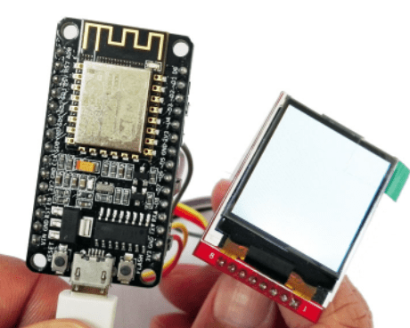 TFT screen - Internet of things smart home function realization - WiFi temperature and humidity display