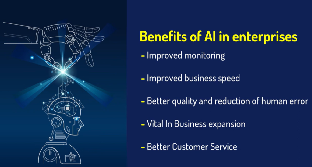 benefits of AI in enterprises