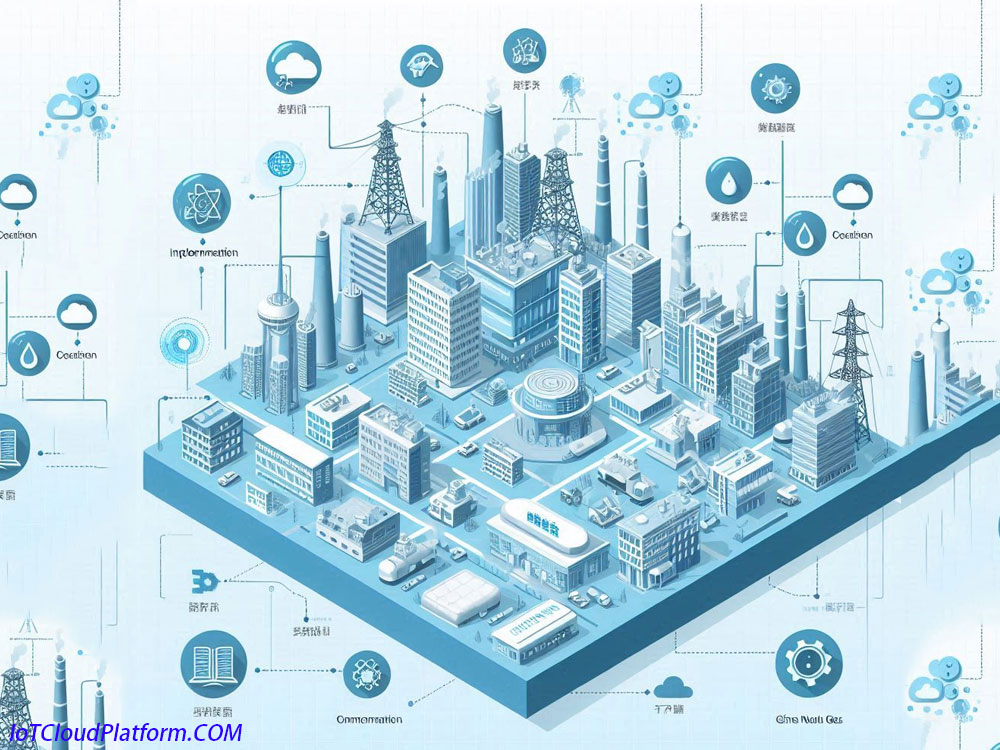 Industrial Natural Gas IoT Solution Topology Diagram