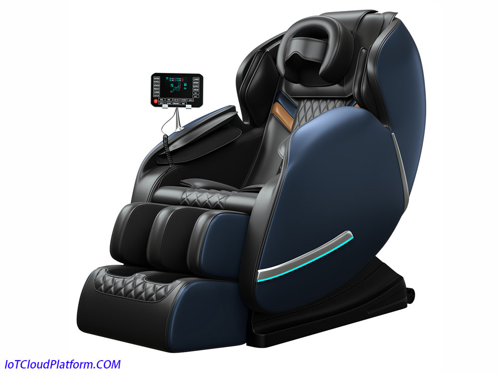 Multifunctional household fully automatic intelligent small space electric cabin massage chair using IoT technology solution management