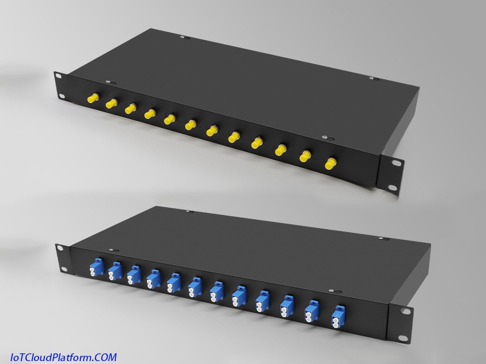 4-port 8-port 12-port 24-core fiber optic terminal box fully equipped with SC/FC/ST/LC splicing box fiber optic pigtail junction box