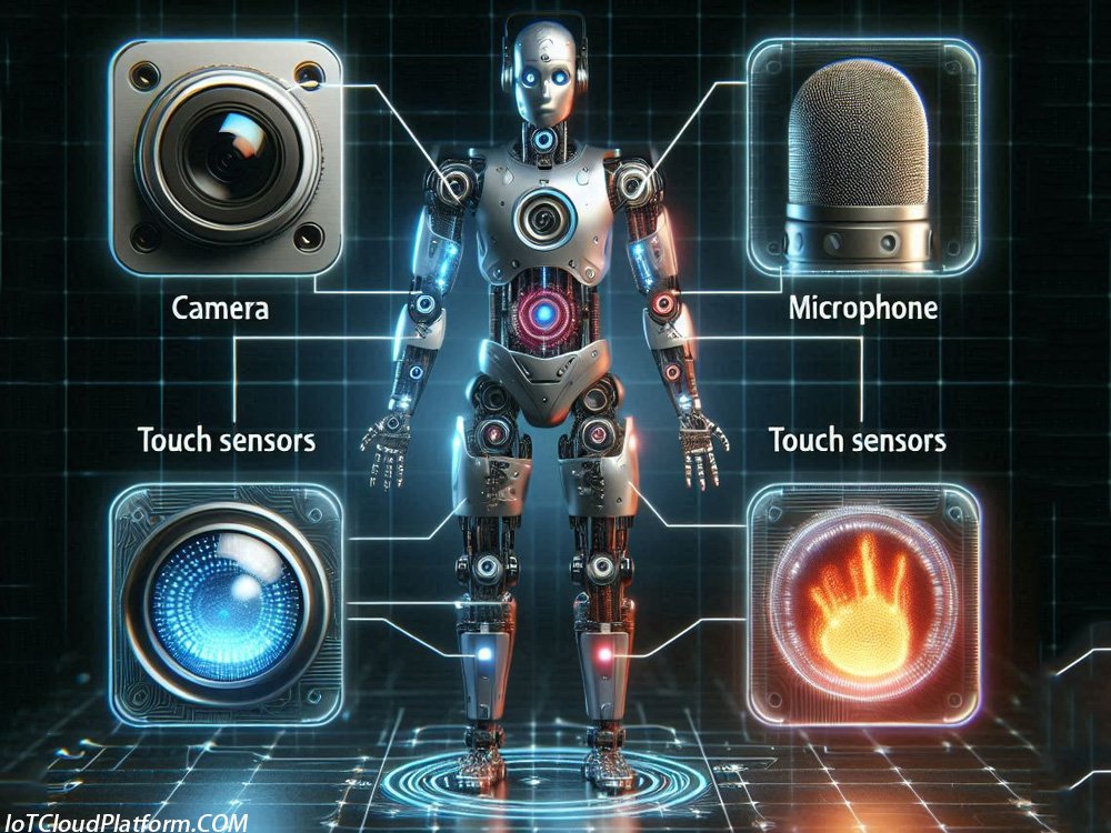 The four most commonly used sensors for humanoid robots