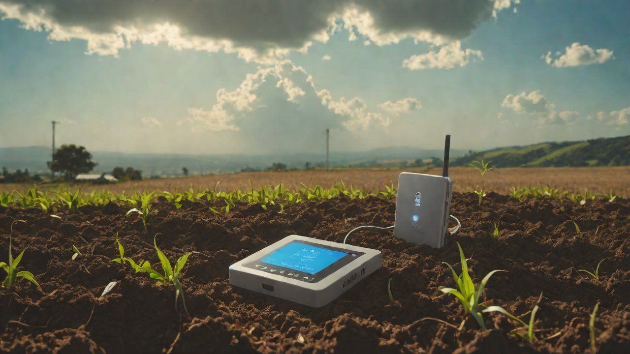 How can wireless transmission technology deliver soil moisture data to the cloud in seconds?