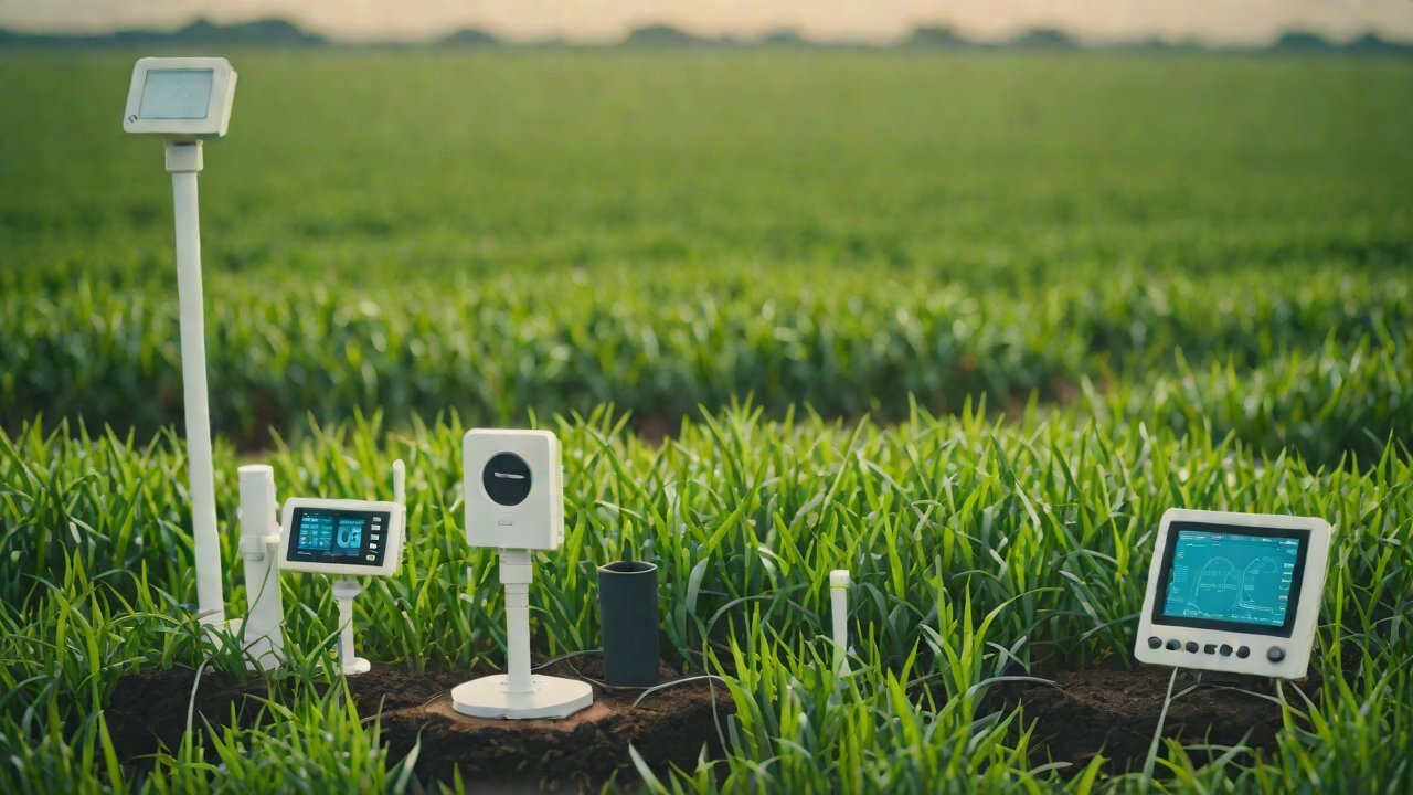 How can soil moisture data be linked with weather stations to achieve intelligent fertilization?