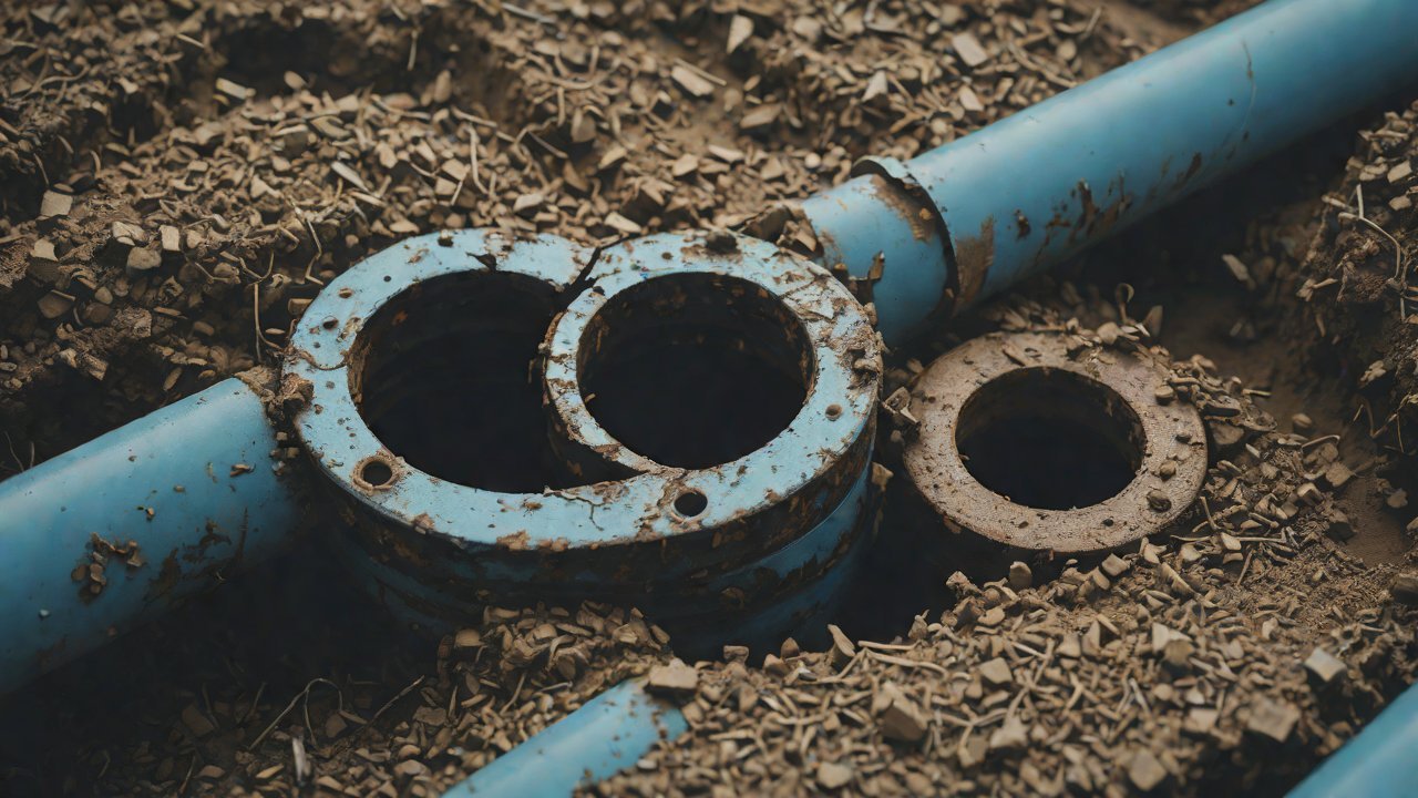 Will the sealing rings at the interfaces age in acidic soil?