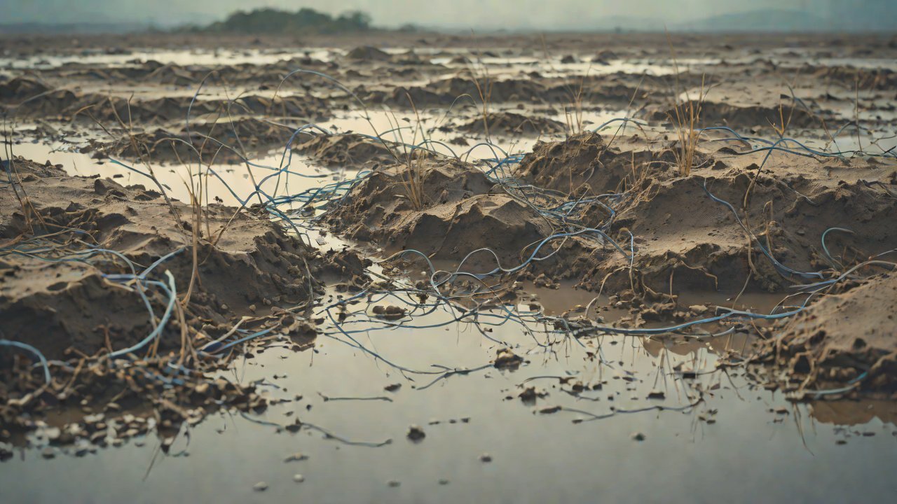 How can the sensor’s structural integrity be maintained in silty environments?