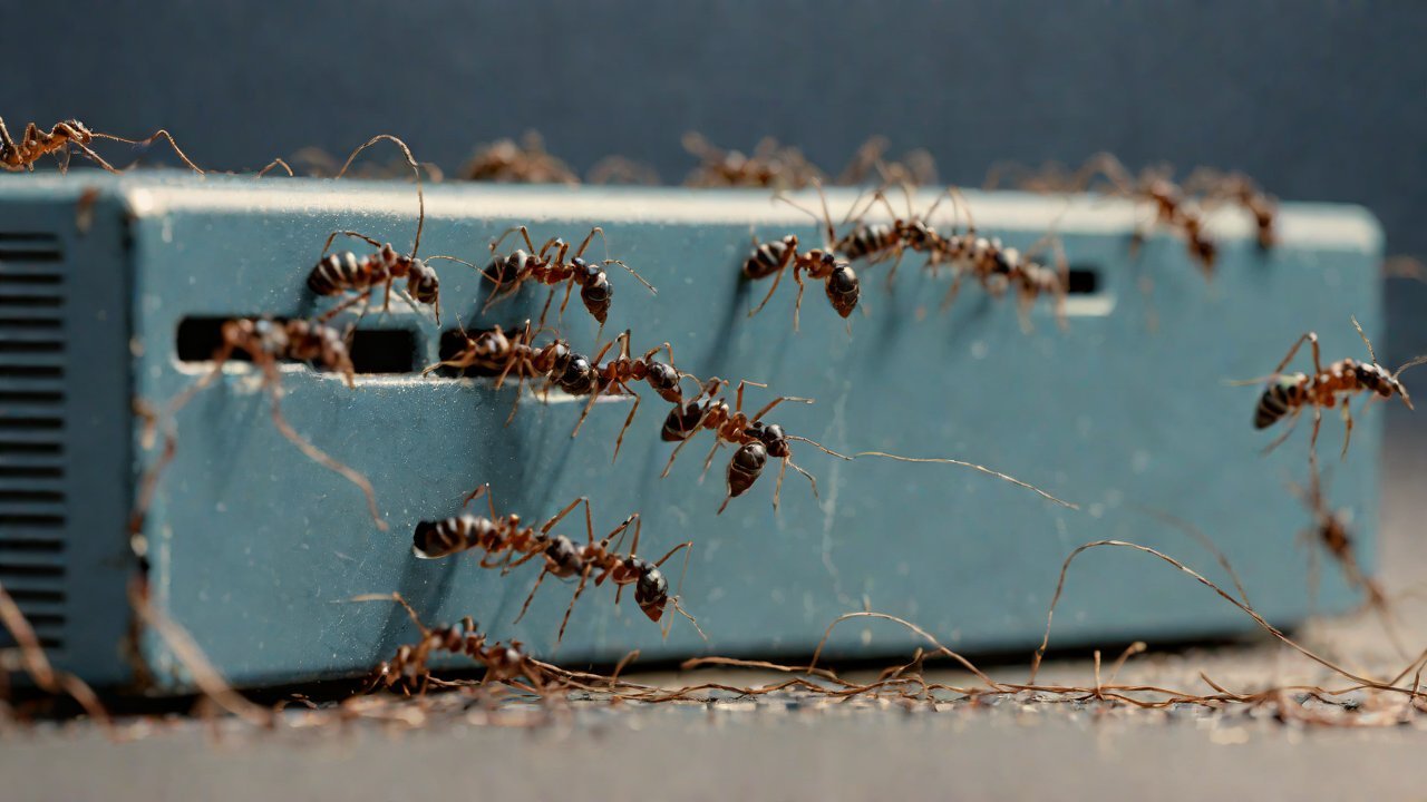 Will ants nesting in equipment junction boxes cause short circuits?