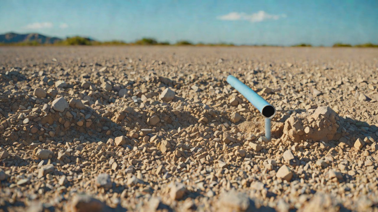 Is mosquito-repellent coating effective for long-term buried equipment?