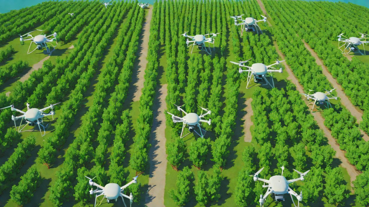 2026 Smart Orchard: Collaborative Solution based on Plant Protection Drones and Ground IoT