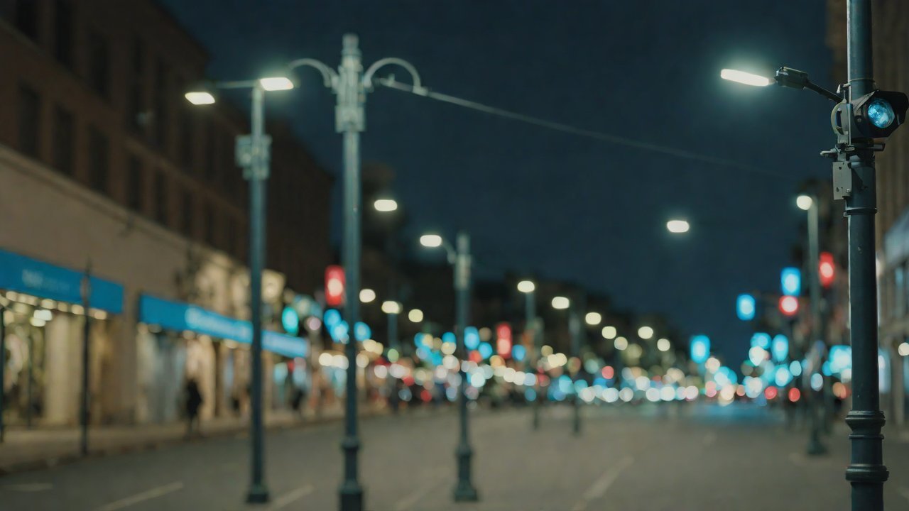 How can edge computing nodes handle anomaly identification in street light video streams in real time?