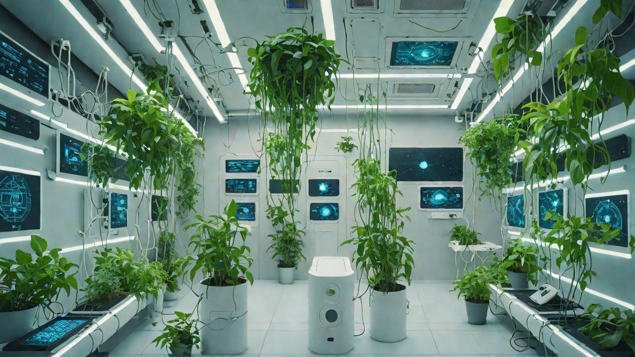 AIGC Perspectives on Plant Data in Weightlessness