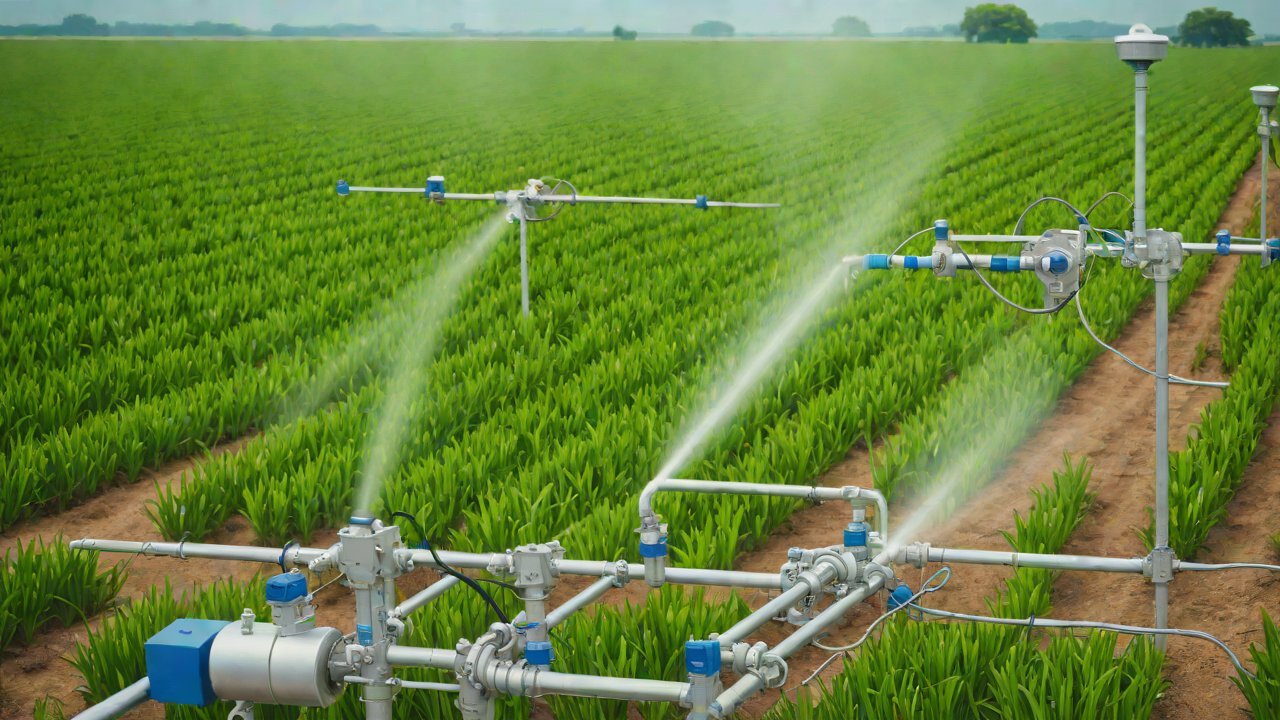 How can automatic optimization algorithms reduce irrigation costs based on rainfall probability?