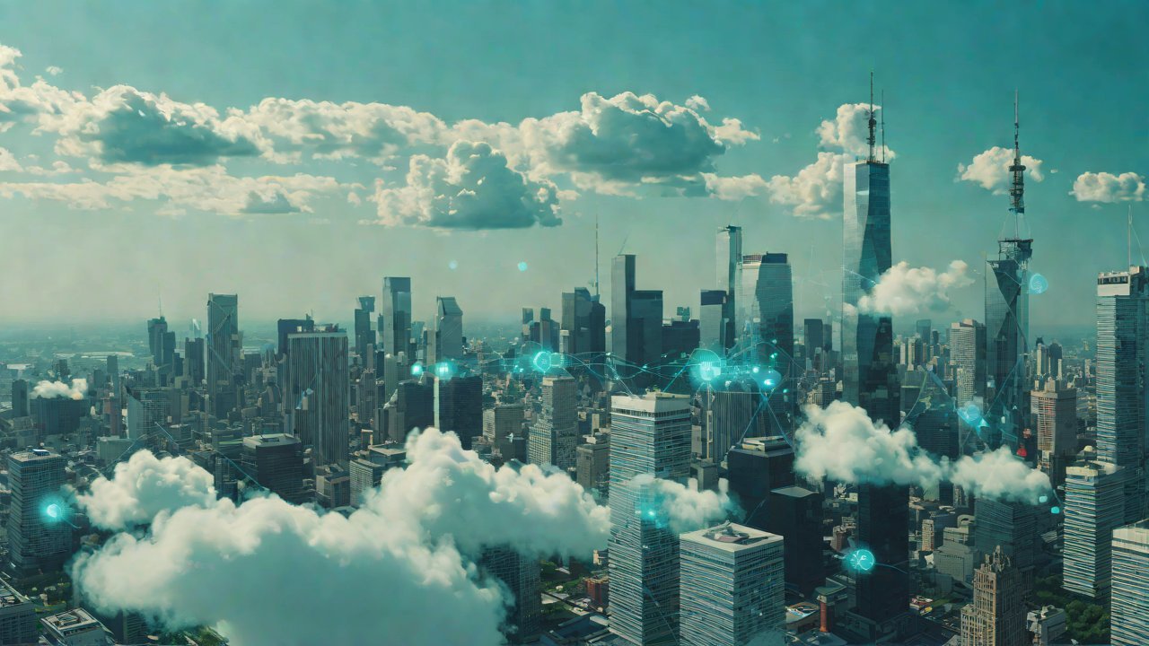 How does a cloud-based system coordinate the synchronous scheduling of thousands of monitoring points?