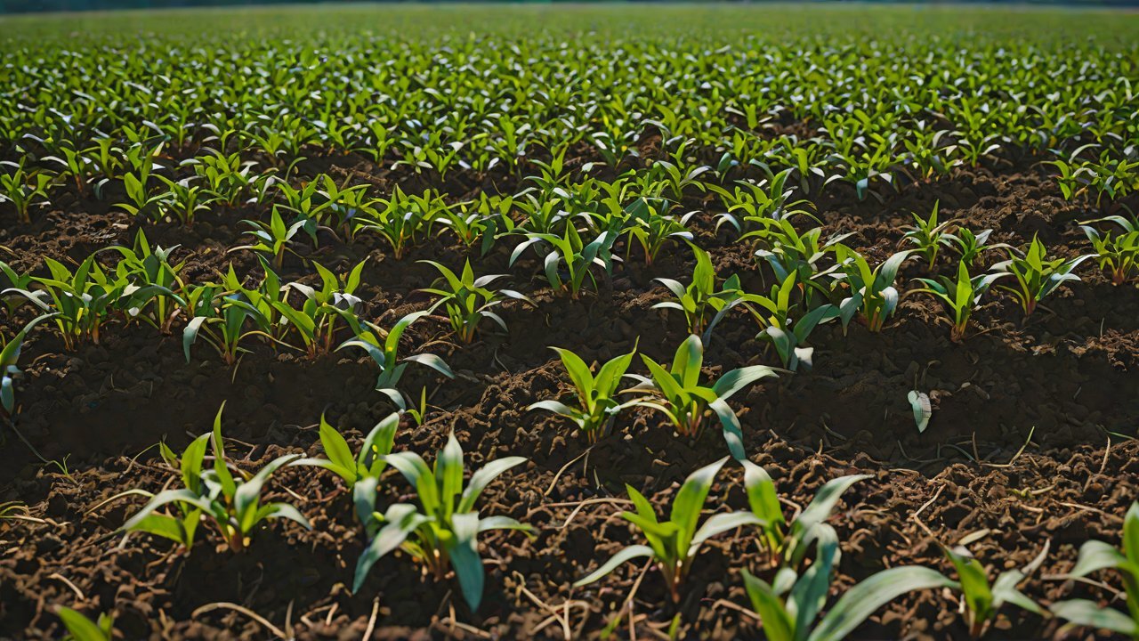 In dryland mulching cultivation, should sensors be buried inside or outside the mulch film?