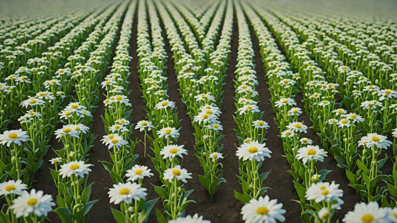 In cut flower production, how does the IoT (Internet of Things) for soil moisture help extend the flowering period and preserve freshness?