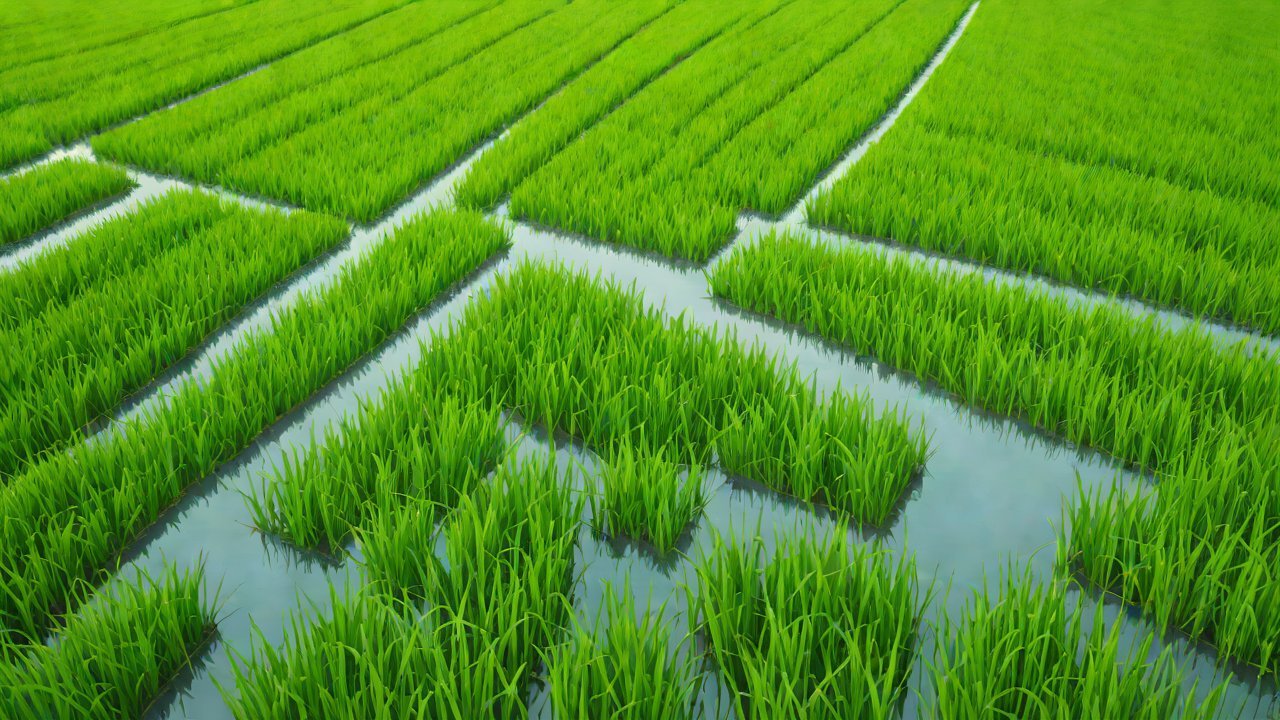 In rice paddy irrigation using alternating wet and dry conditions, how does the IoT detect irrigation critical points?