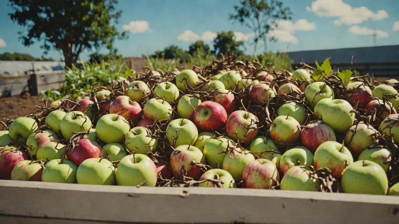 During apple bagging, how do fluctuations in soil moisture affect fruit quality and cracking?