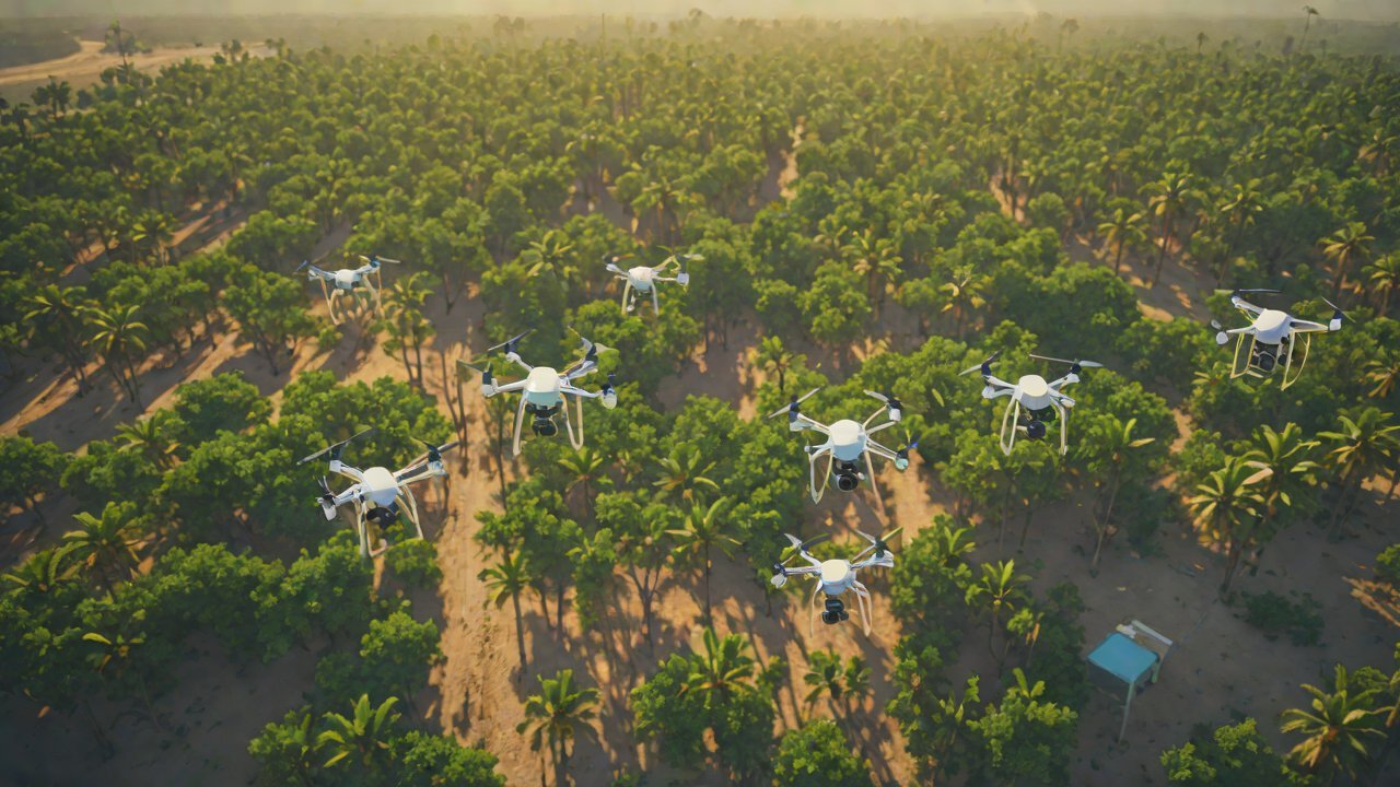 In drought-resistant afforestation of economic forests, how can IoT improve seedling survival rates?