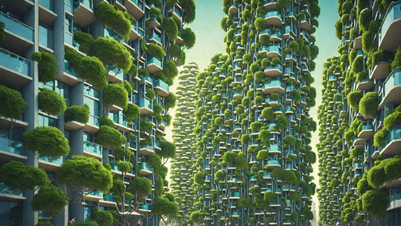 Will each layer of greenery in the future city’s vertical forest have its own unique IP (intellectual property)?