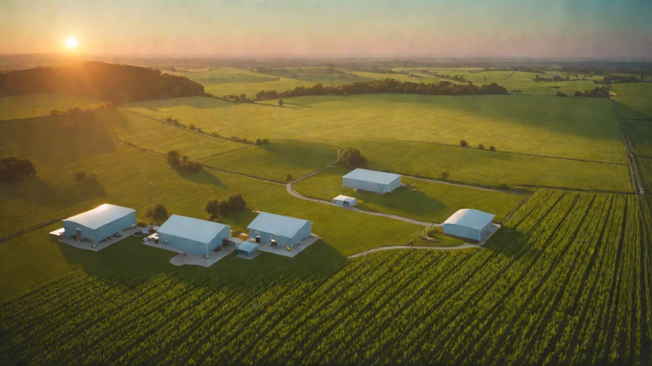 How can privacy and cooperation be balanced in data sharing between neighboring farms?