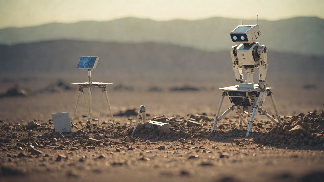 Will robots deploy the first soil moisture monitoring stations when colonizing exoplanets?