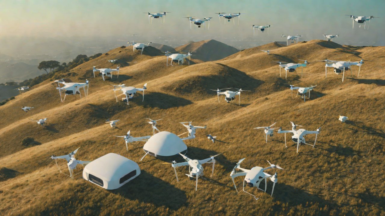 How many field patrol drones can this IoT gateway simultaneously connect to?