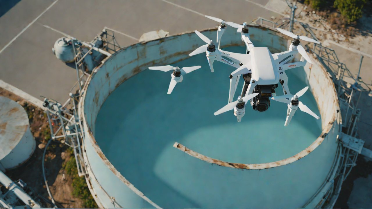 Can this vibration-damping sensor improve the accuracy of drone tank level detection?