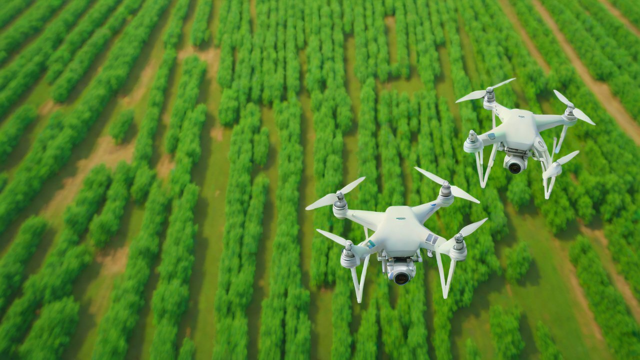 What contribution does the wind field generated by the drone propellers make to pesticide penetration?