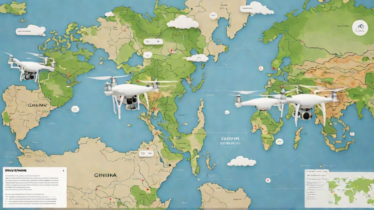 Can this IoT cloud platform manage drone fleets operating across provinces?