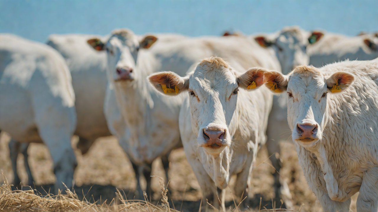 How can flexible ear tag materials reduce allergies and tearing sensations in livestock?