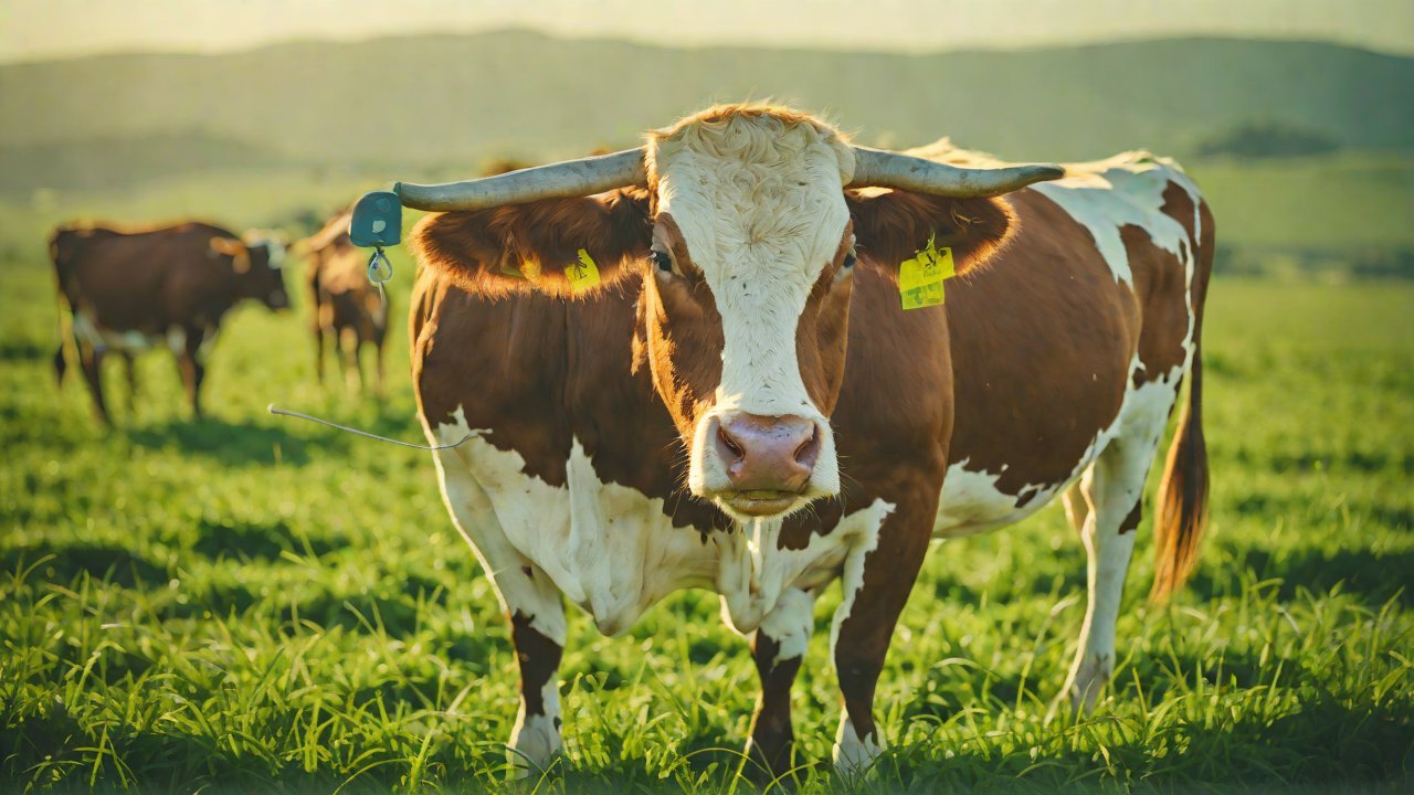 Can this ear tag, integrated with a motion sensor, monitor the number of cattle’s steps?