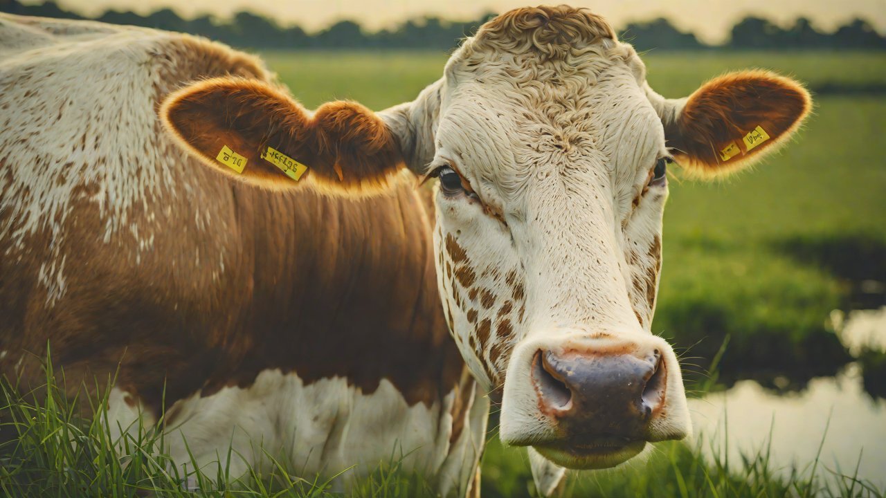 How does a rumination frequency monitoring algorithm determine cattle digestion through ear tag vibrations?