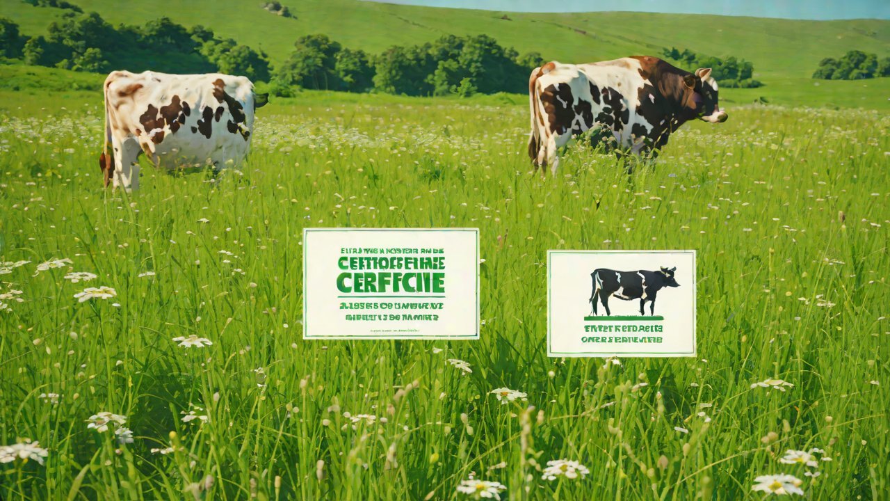 How does this technology prove that the beef is indeed “grass-fed organic” certified?