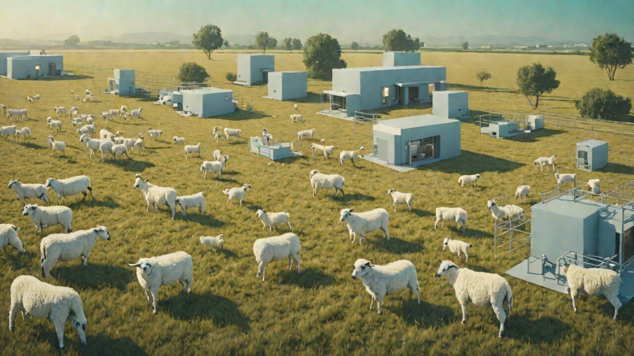 In future digital ranches, will robots automatically ear-tagged newborn lambs?