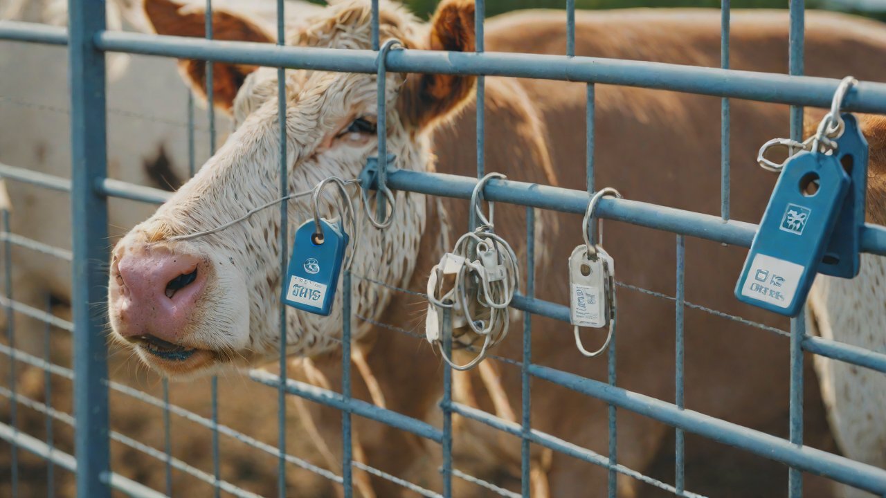 How can sensor probe encapsulation technology prevent ear tags from being damaged by livestock biting?