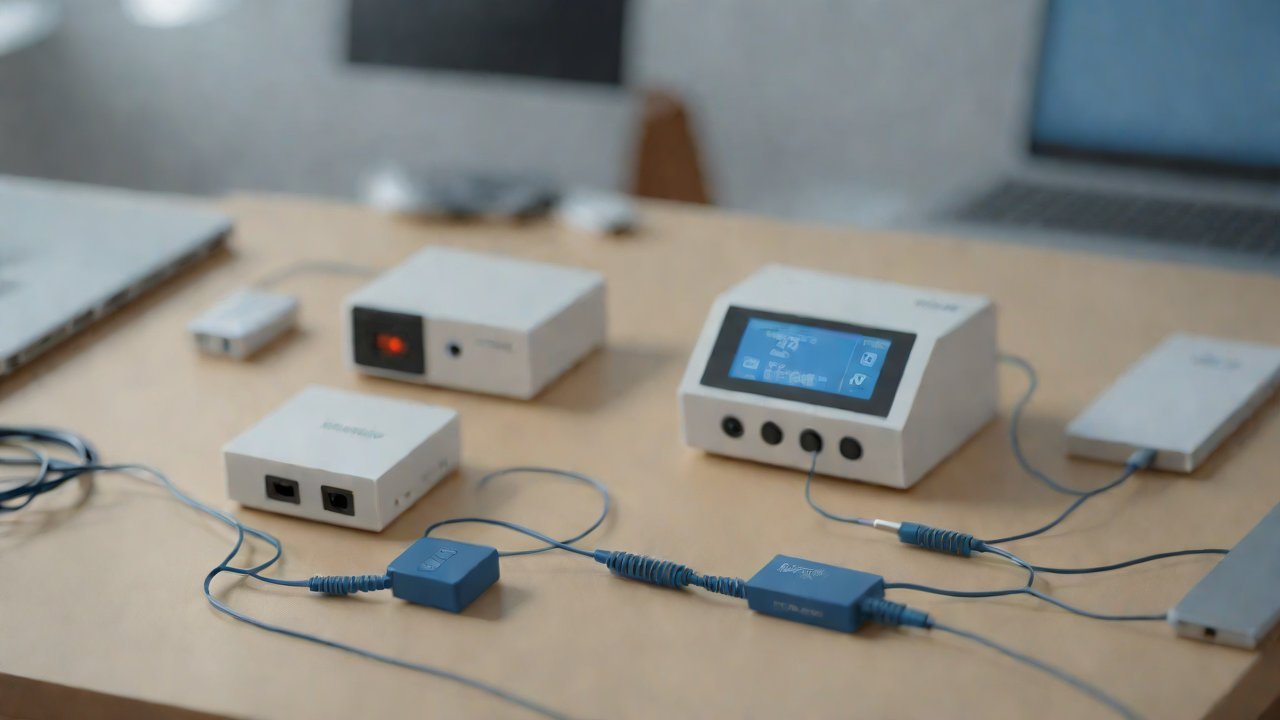 Can this portable light energy logger be linked to an automatic rolling shutter system?