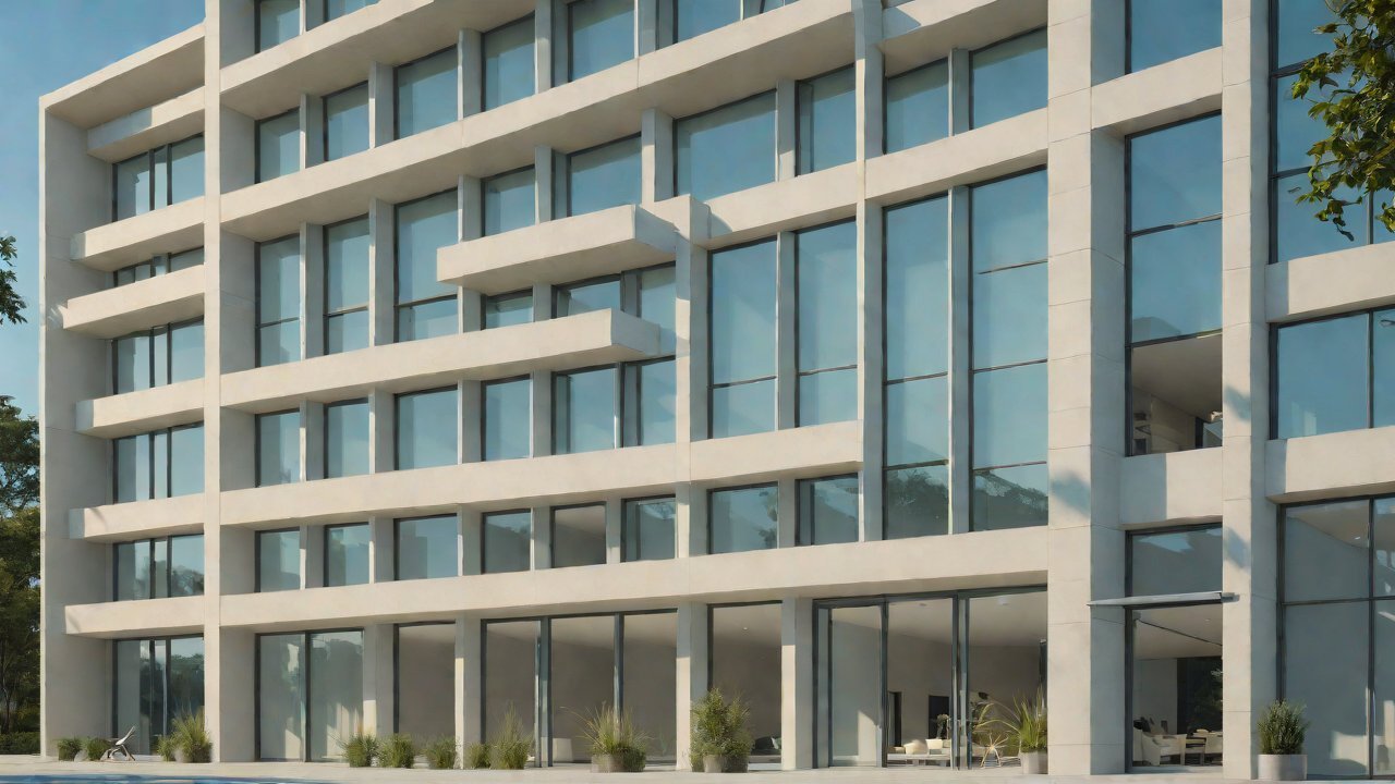 How does the linkage logic of the internal and external shading systems balance cooling and light requirements?