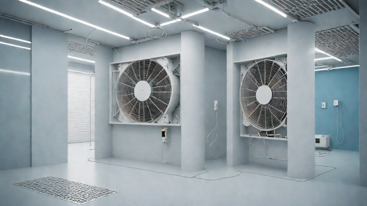 How can the optimal airflow be achieved through software simulation of the circulation fan’s arrangement?