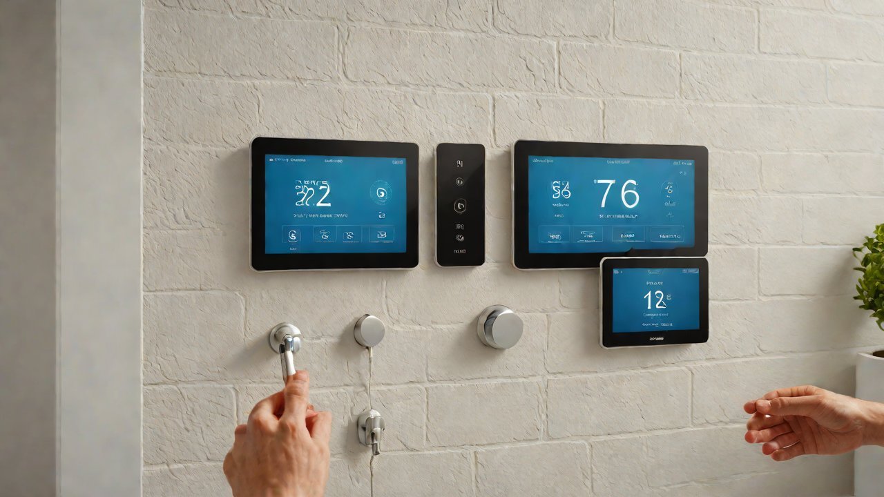 How do fuel-fired heaters and heat pump systems coordinate and switch under IoT scheduling?
