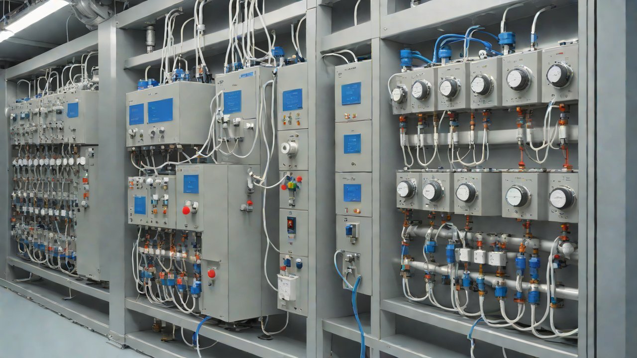 How can this electromagnetic valve array support precise, independent liquid supply to multiple areas?