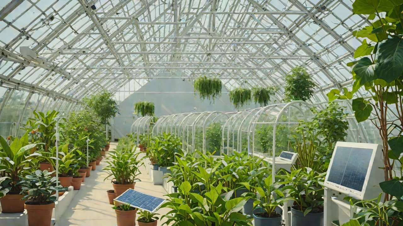 How can an AIGC-based climate prediction model optimize the greenhouse’s heat storage plan?