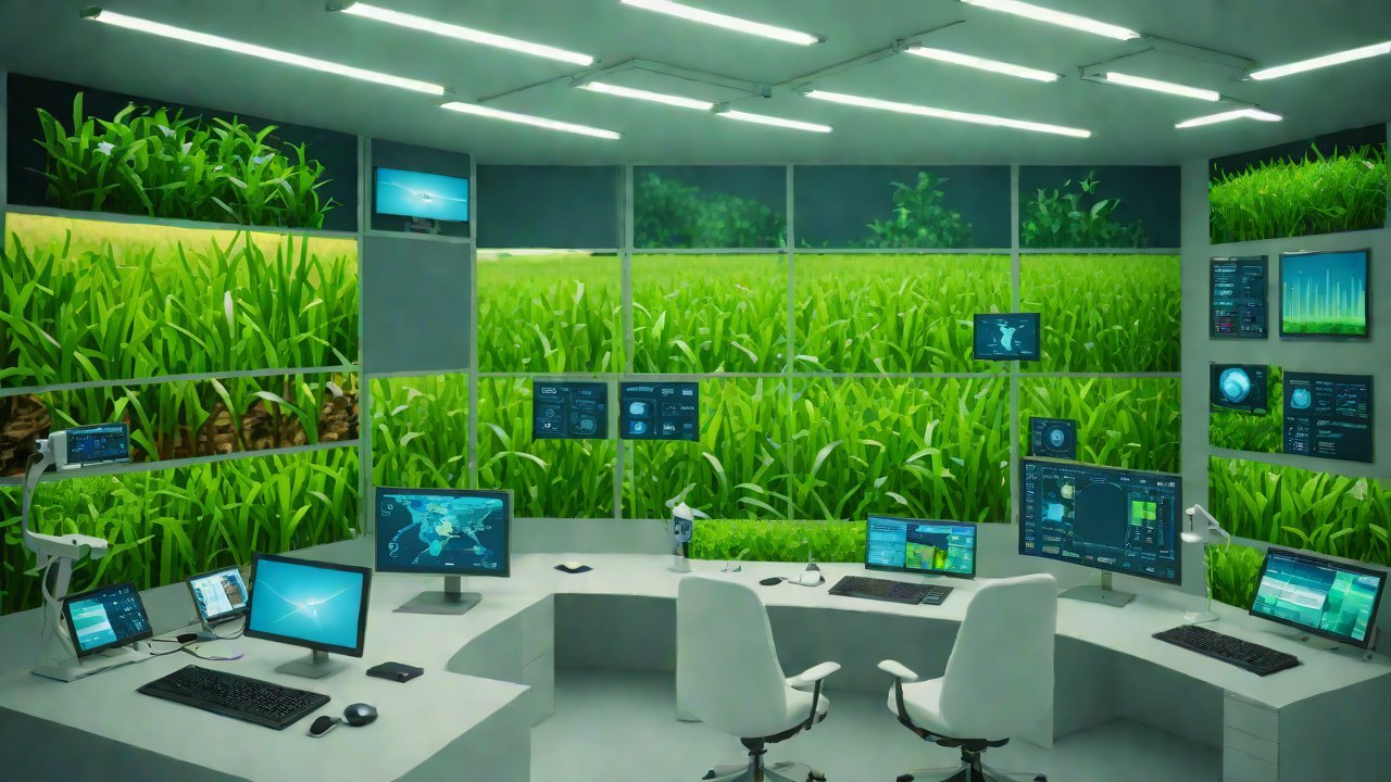 Can a virtual control room based on a crop growth model achieve unattended operation?