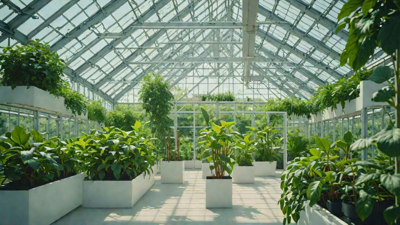 How can an edge computing gateway maintain stable greenhouse operation during network outages?