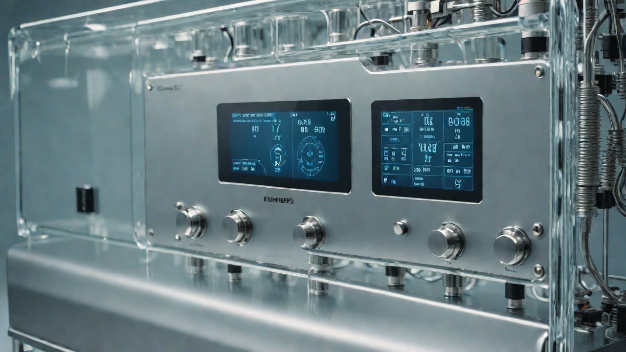 How does the pure water preparation system in a plant factory interoperate with the environmental controller?