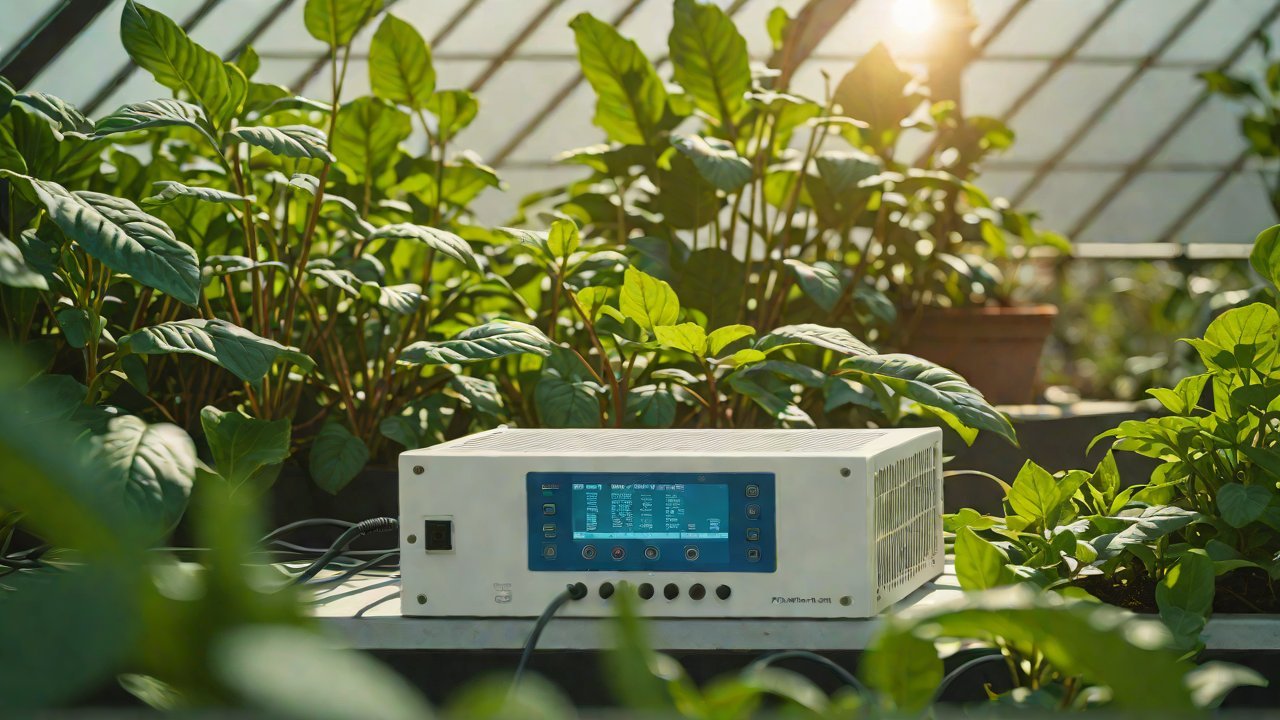 How is the heat dissipation of this LED driver power supply incorporated into the greenhouse heat balance sheet?