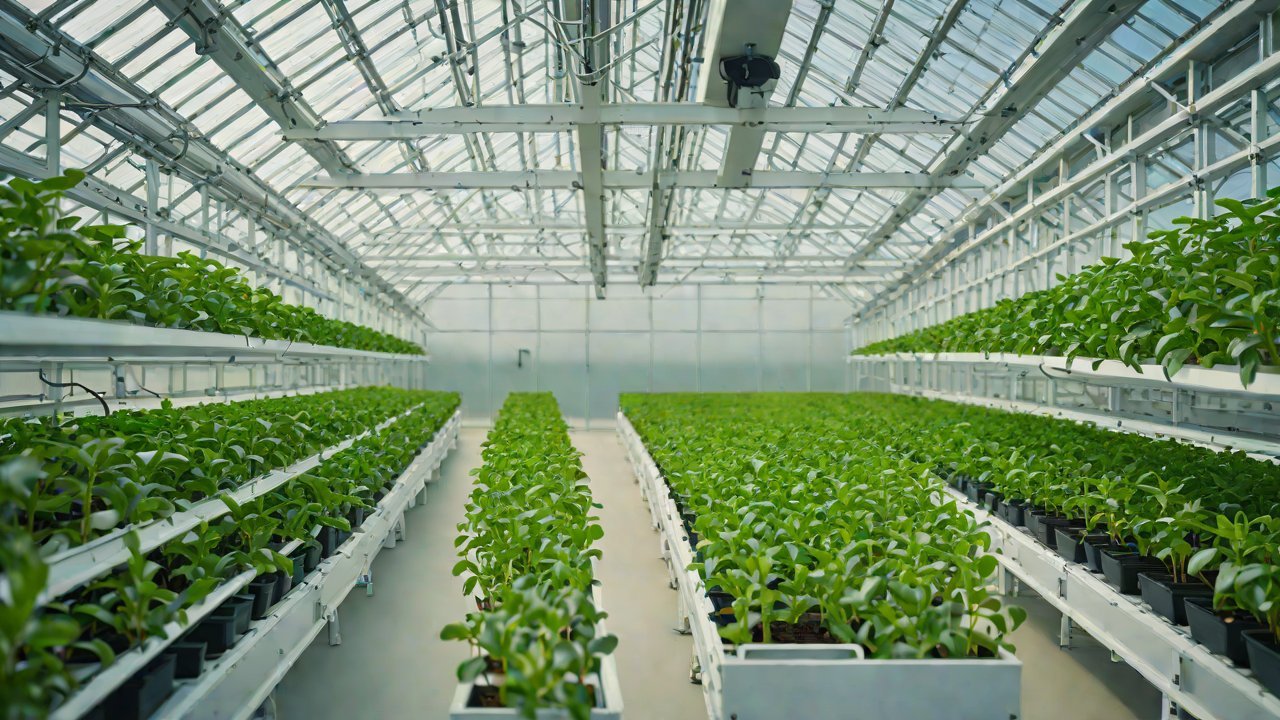 How can the automated seeding line and greenhouse environmental control system achieve data alignment?