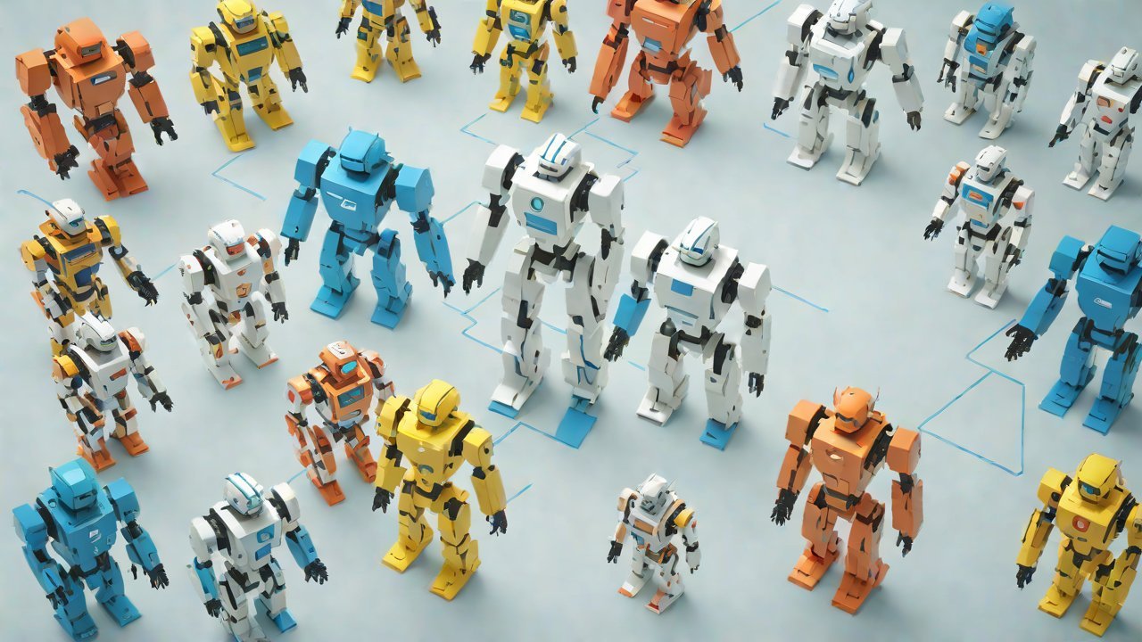 Can this self-organizing collaborative algorithm enable robots to spontaneously allocate workstations?